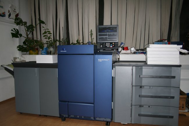 Установили новую цифровую печатную машину Konica Minolta С1085